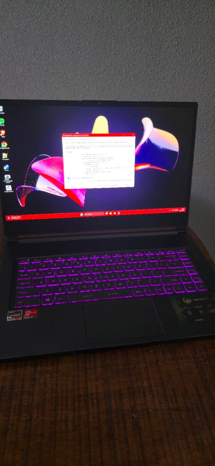 MSI Delta 15 A5EFK Gaming Laptop - Ryzen 9 5900HX, RX 6700M, Ophalen of Verzenden, Zo goed als nieuw, Gaming, SSD