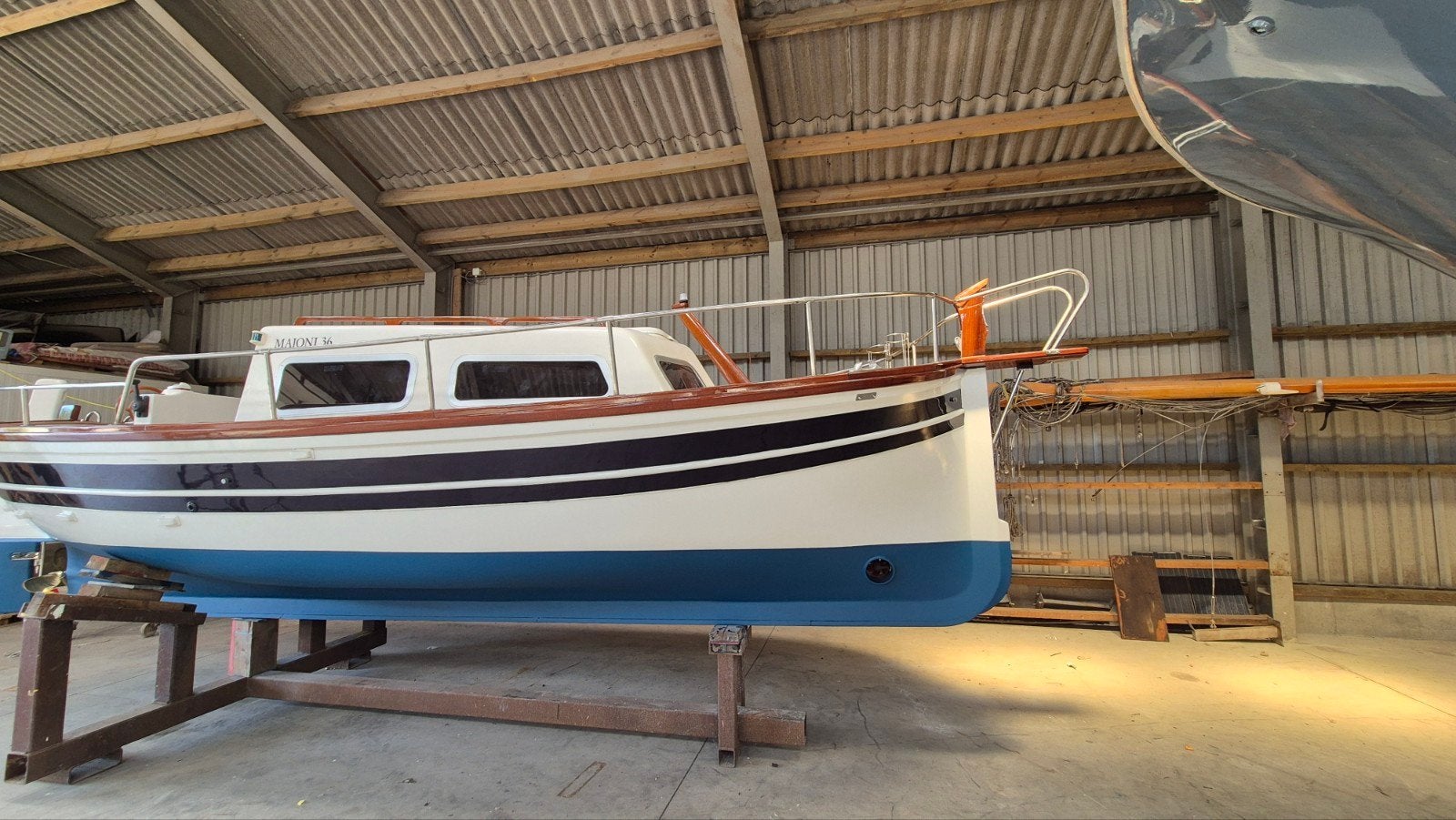 In topstaat verkerende majoni36, Watersport en Boten, Motorboten en Motorjachten, Ophalen of Verzenden, Boegschroef