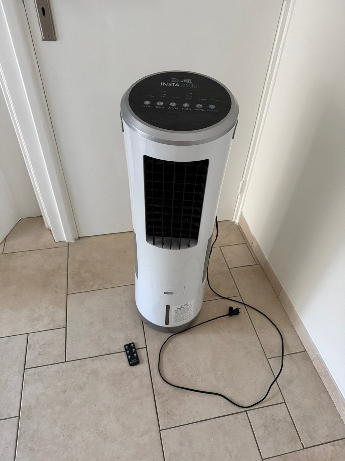 Ventilator  livington insta chill, Ophalen, Zo goed als nieuw