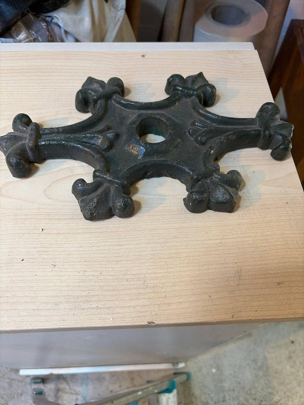 Decoratief gietijzeren ornament - Vintage, Ophalen
