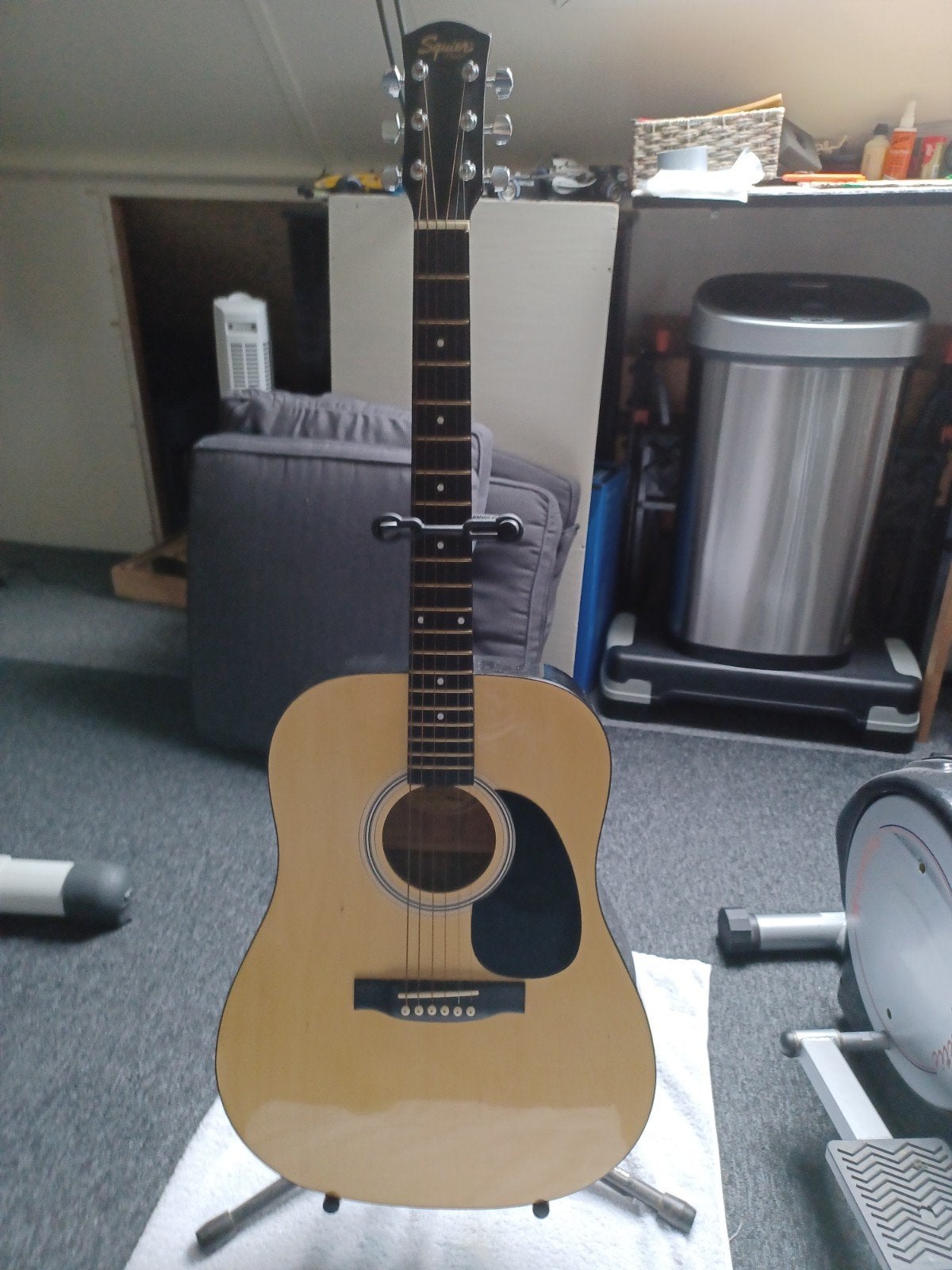 squier acoustische gitaar, Muziek en Instrumenten, Snaarinstrumenten | Gitaren | Akoestisch, Ophalen, Klassieke of Spaanse gitaar