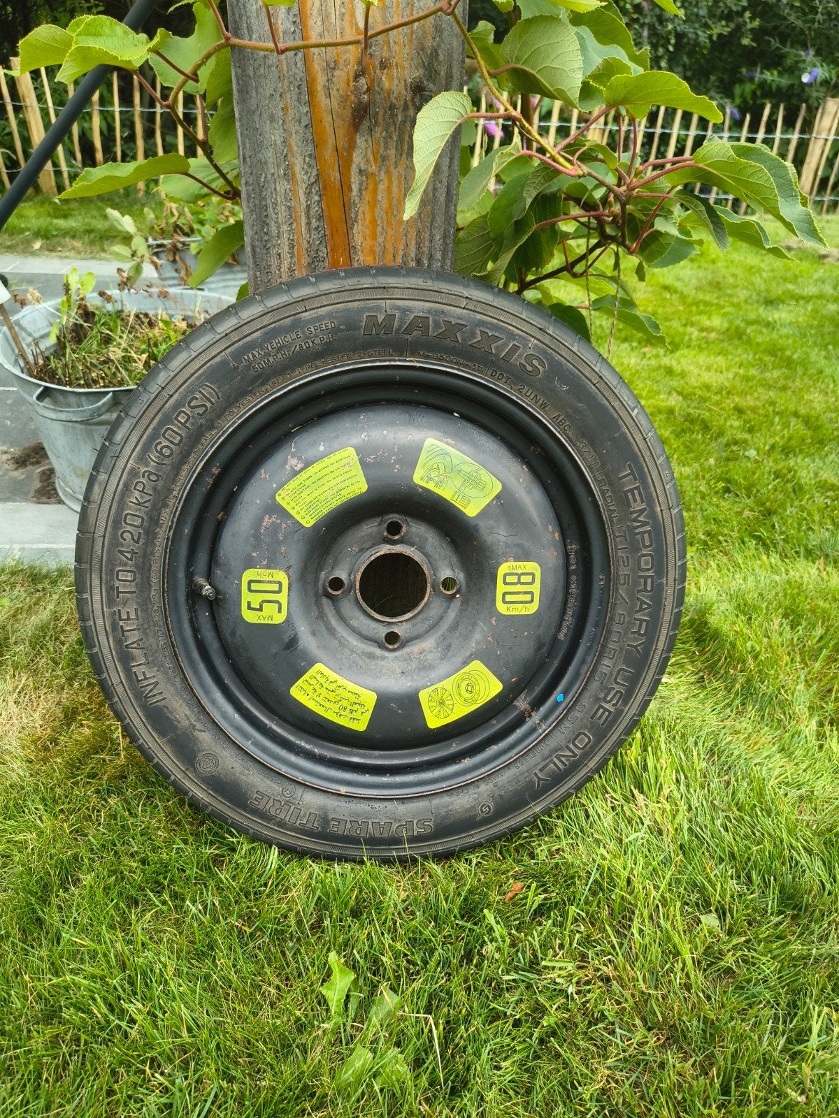 Thuiskomer reservewiel Maxxis, Ophalen of Verzenden, Gebruikt