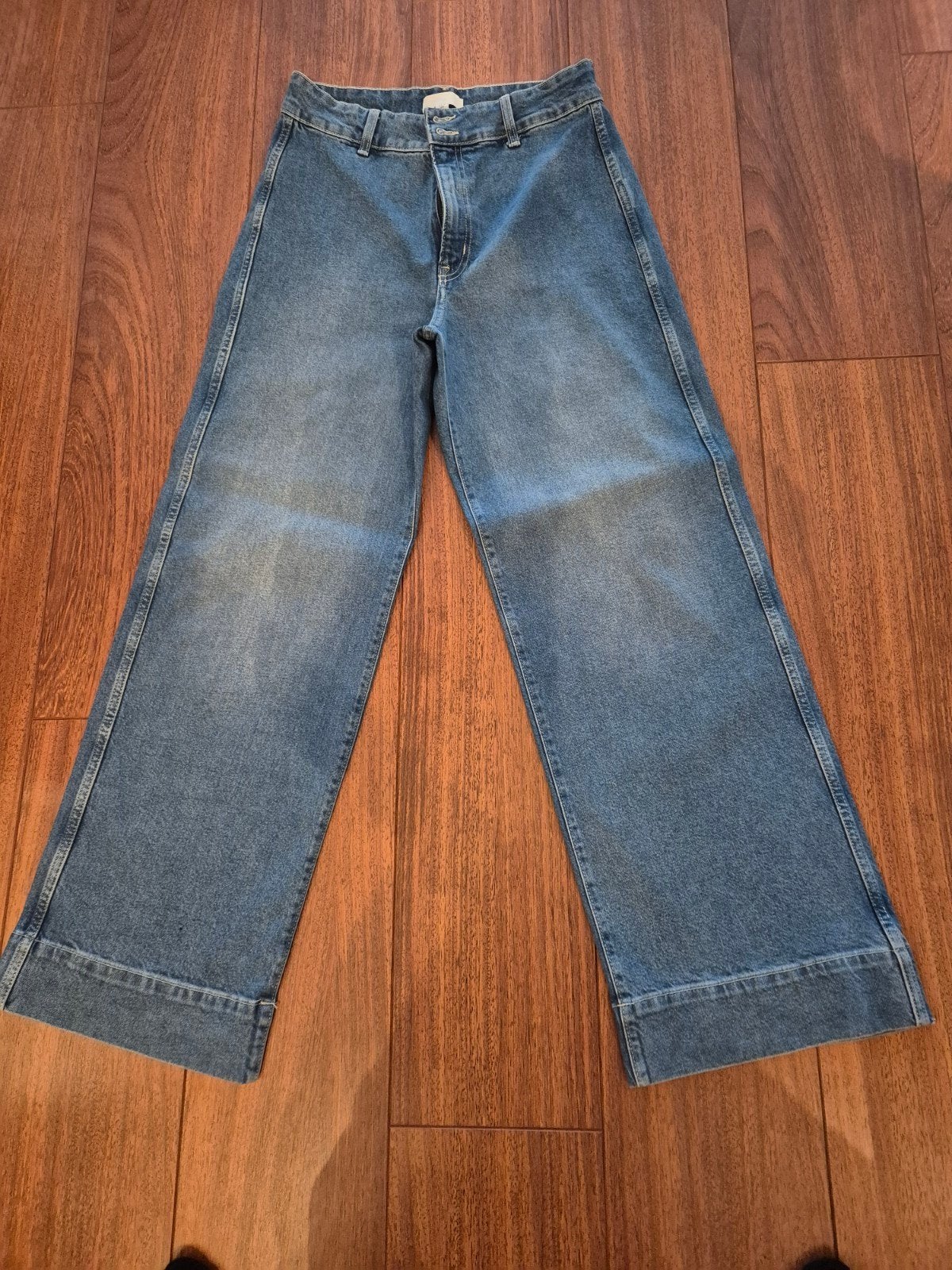 H&M Wide Leg Jeans - Maat 40, Kleding | Dames, Maat 38/40 (M), H&M, Blauw, Ophalen of Verzenden