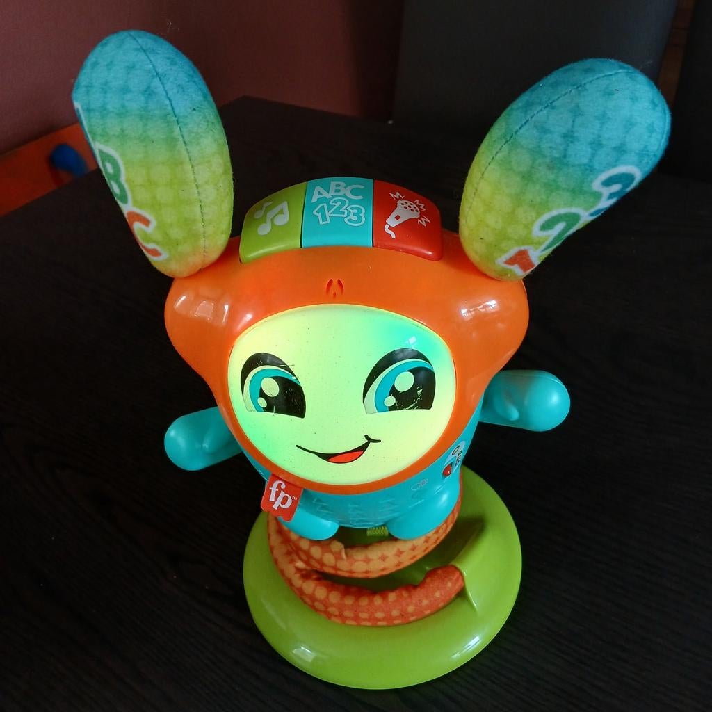 Fisher-Price DJ Bouncin' Beats Leerrobot - Peuter speelgoed, Kinderen en Baby's, Speelgoed | Fisher-Price, Zo goed als nieuw, Overige typen