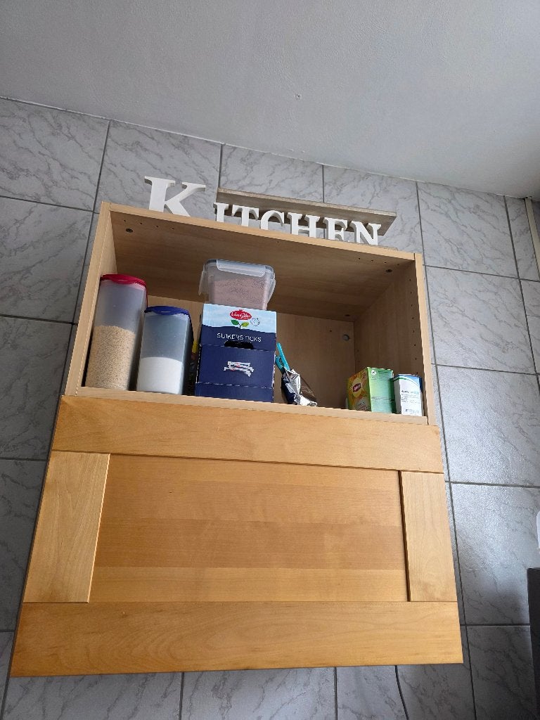 KEUKENKASTJE 2X HANG/STAAND, Huis en Inrichting, Keuken | Keukenelementen, Ophalen, Gebruikt, 50 tot 100 cm, Minder dan 100 cm