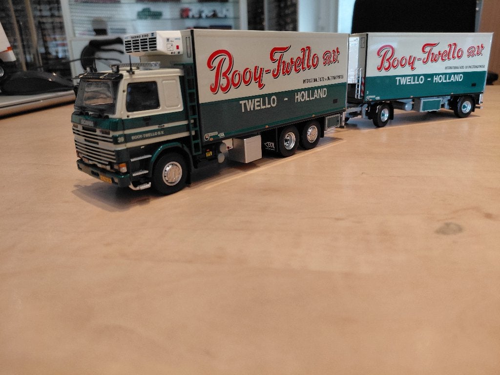Tekno Scania 113 koelcombie Booy- Twello, Ophalen of Verzenden, Zo goed als nieuw, Bus of Vrachtwagen, Tekno
