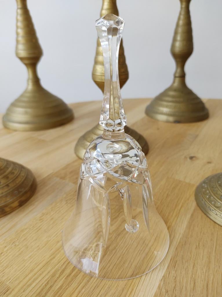 Tafelbel kristal glas, Ophalen of Verzenden