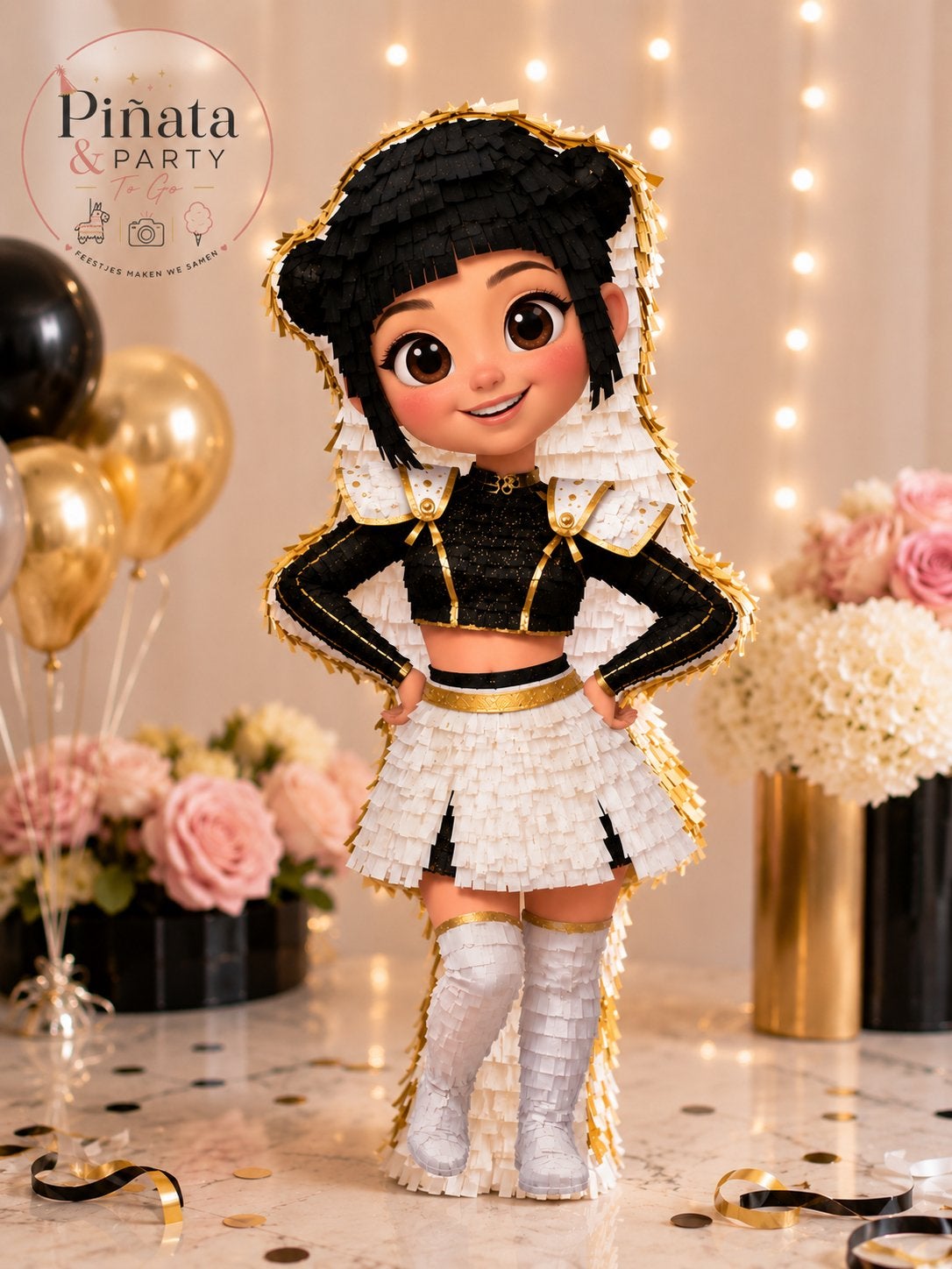 Handgemaakte Piñata Zoey Kpop Huntrix - 85 cm Hoog, Hobby en Vrije tijd, Feestartikelen, Ophalen of Verzenden, Nieuw, Feestartikel