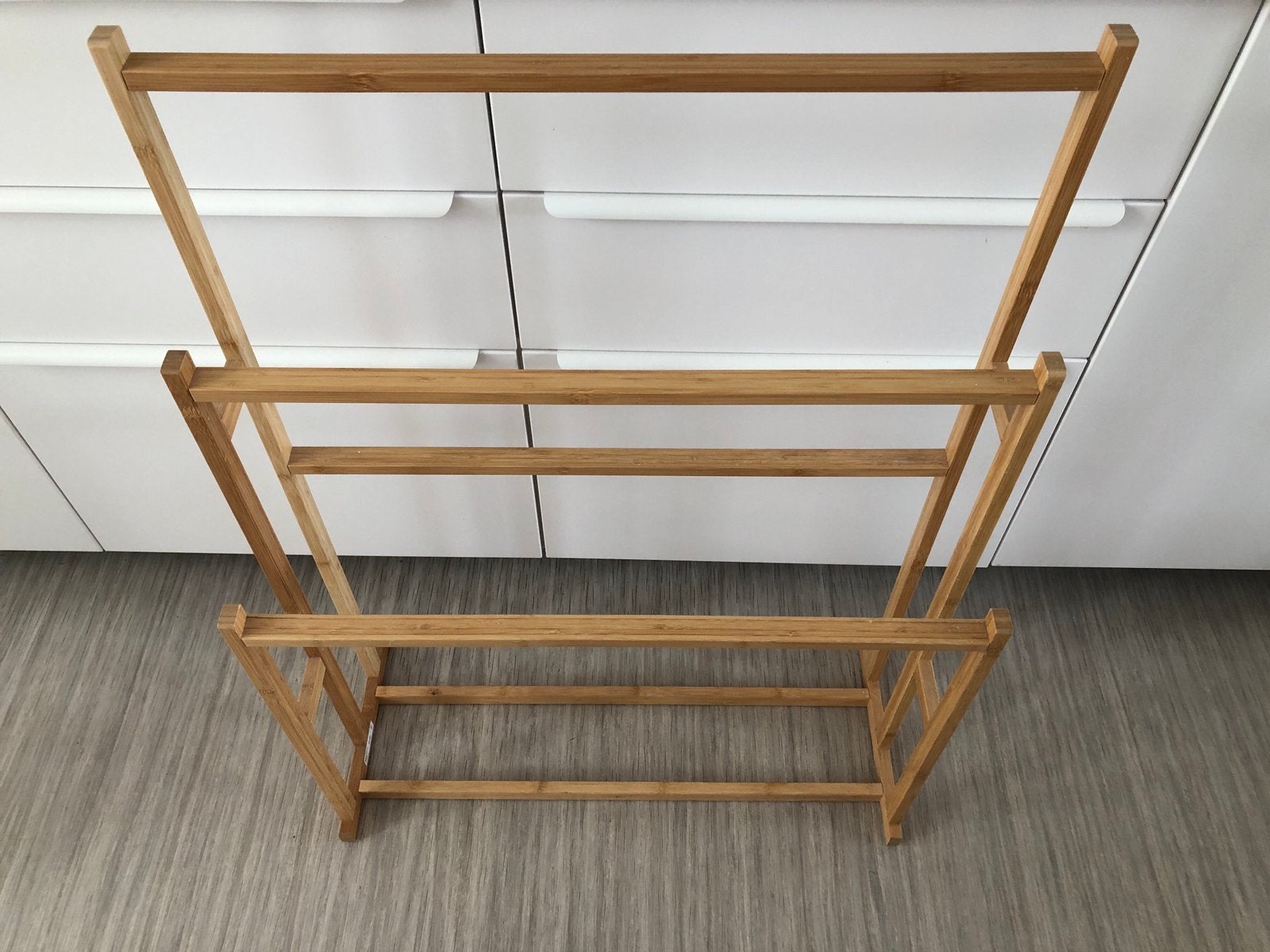 IKEA RÅGRUND handdoekenrek bamboe, Huis en Inrichting, Handdoekenrek, Overige kleuren, Zo goed als nieuw, Ophalen