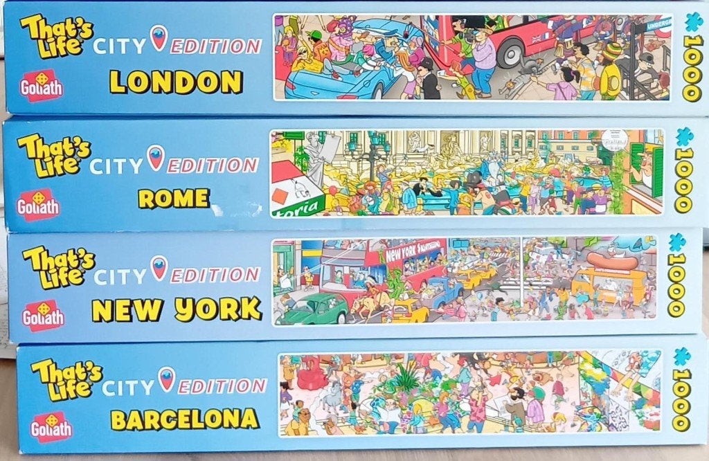 4x That's Life, City Edition, Ophalen, 500 t/m 1500 stukjes, Zo goed als nieuw, Legpuzzel