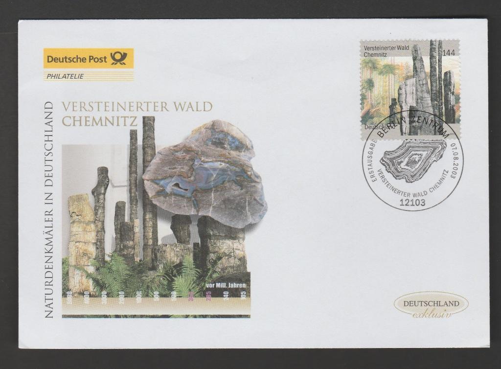 Duitsland - FDC Michelnr 2358 - versteende bos Chemnitz, Verzenden, 1990 tot heden, Postfris