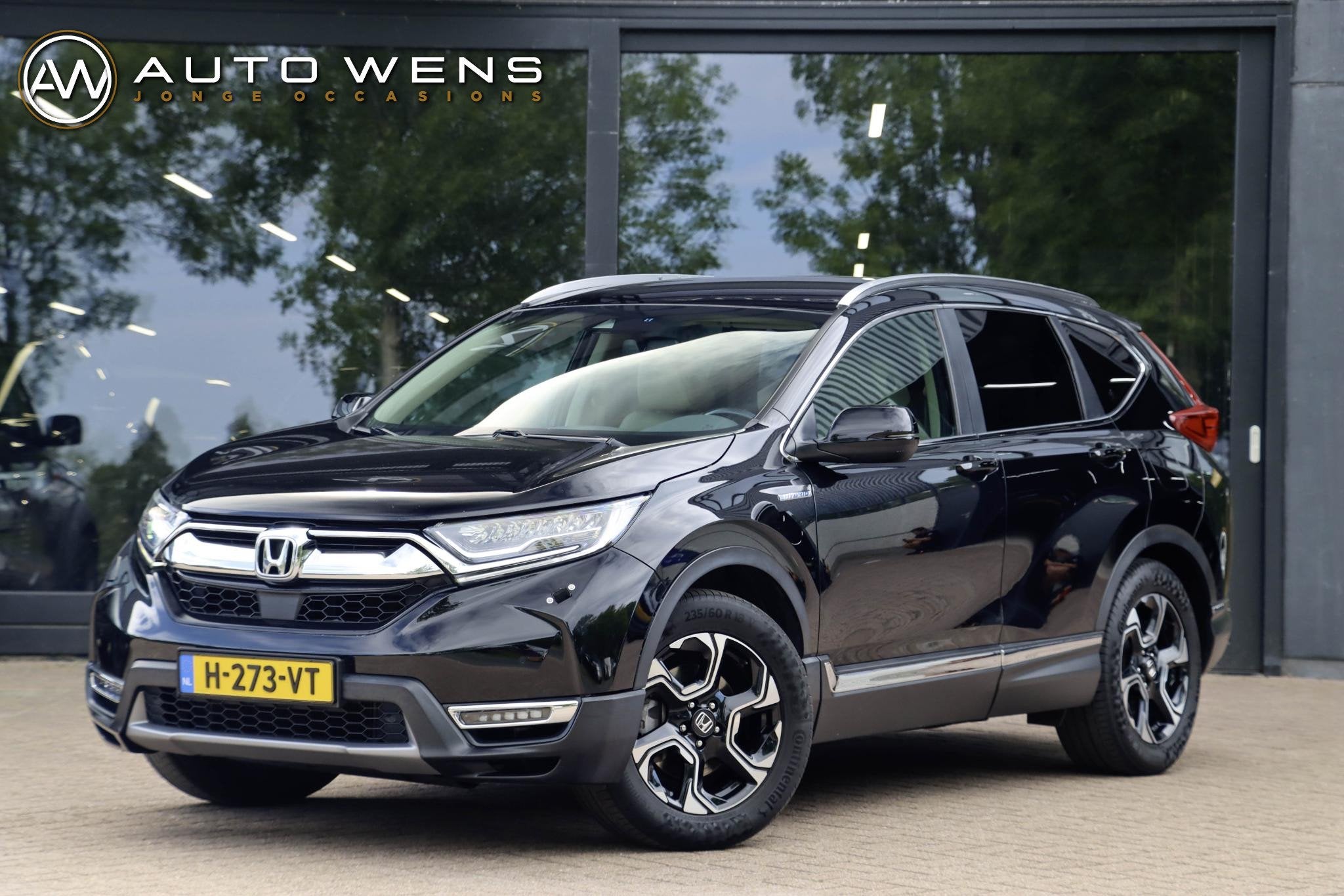 Honda CR-V 2.0 Hybrid Lifestyle | Trekhaak | Leder, Auto's, Gebruikt, 4 cilinders, Zwart, Bedrijf