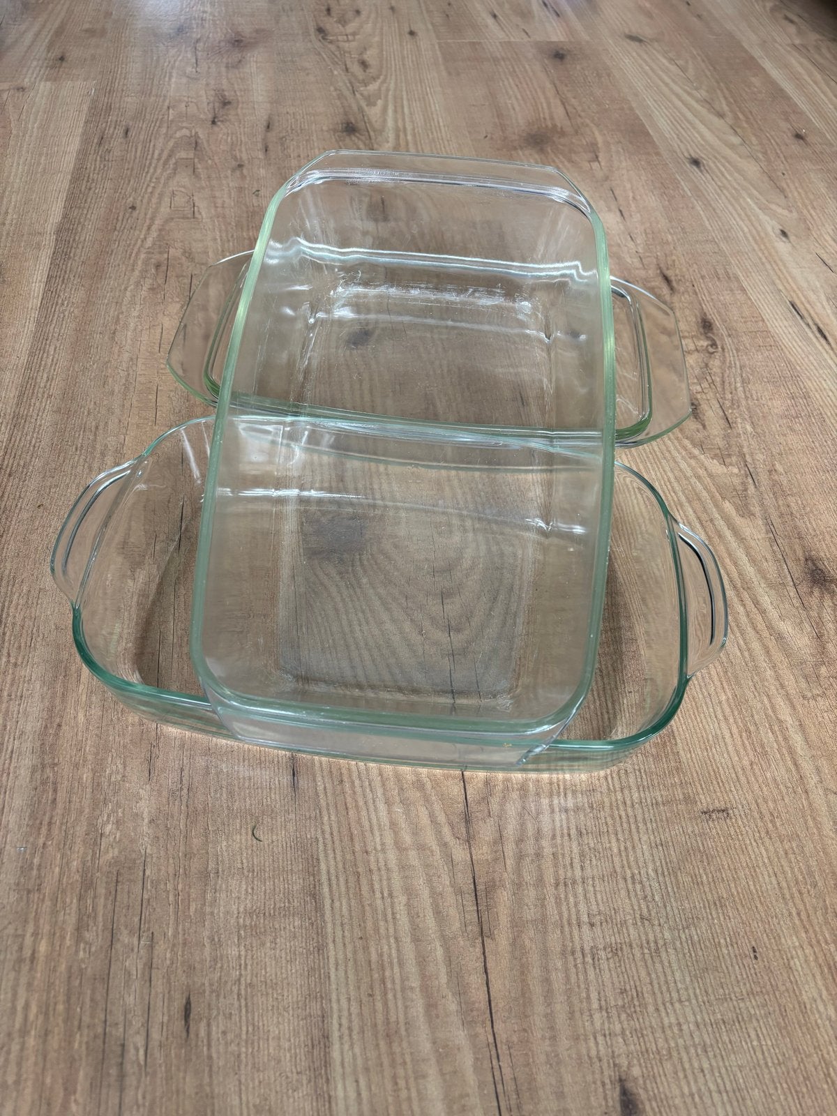 Glazen Ovenschalen Set - 3 stuks, Huis en Inrichting, Ophalen of Verzenden, Overige merken, Glas, Overige typen