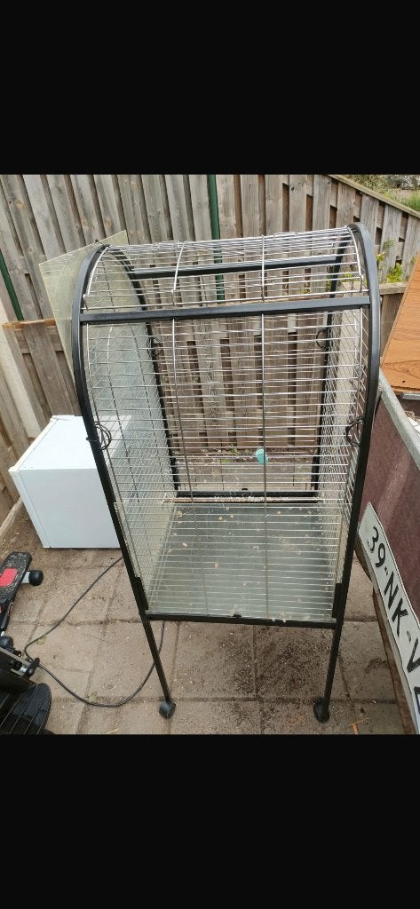 Vogelkooi, Dieren en Toebehoren, Vogels | Hokken en Kooien, Ophalen of Verzenden, Zo goed als nieuw, Metaal, Vogelkooi