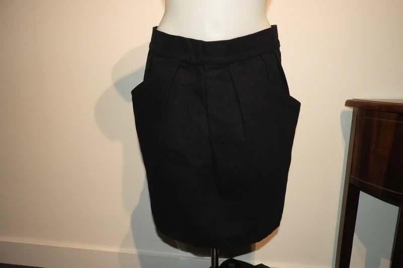 Isabel Marant Etoile casual rokje grote zakken rits achter S