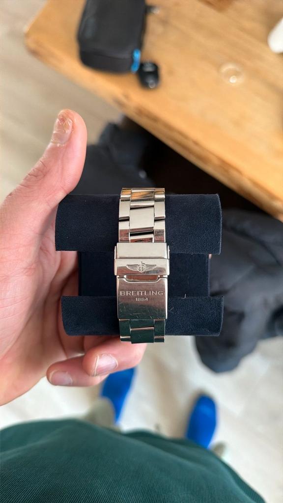 Breitling Super Avenger II uit 2019 Chronograaf Herenhorloge, Ophalen, Staal, Breitling, Polshorloge