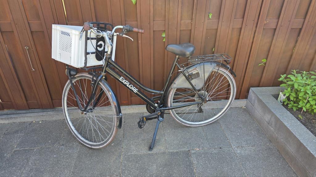Denver Explore Damesfiets met  krat, Versnellingen, Ophalen, Overige merken, 53 tot 56 cm