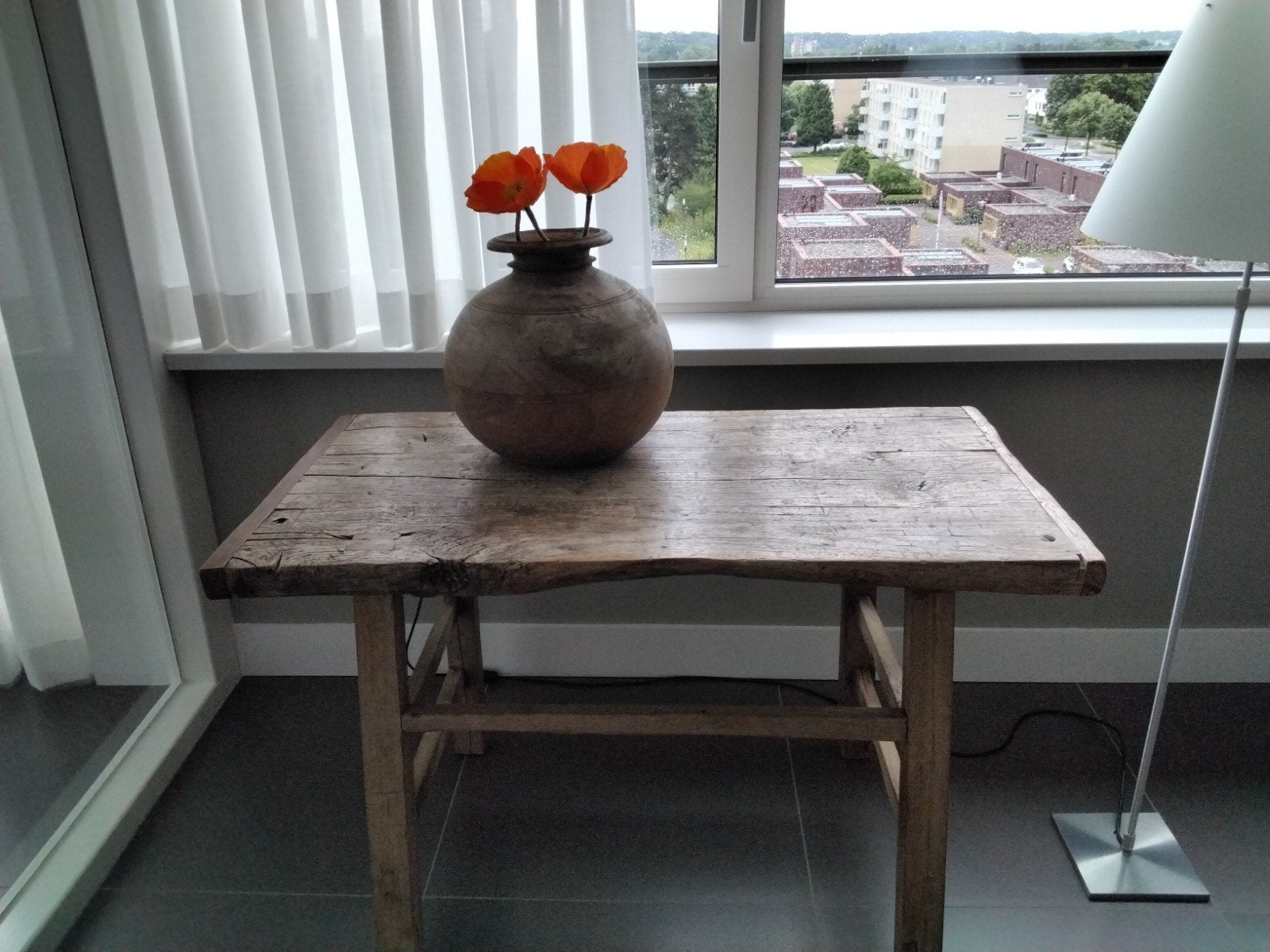 Sidetable, Ophalen of Verzenden, 25 tot 50 cm, Rechthoekig, 100 tot 150 cm