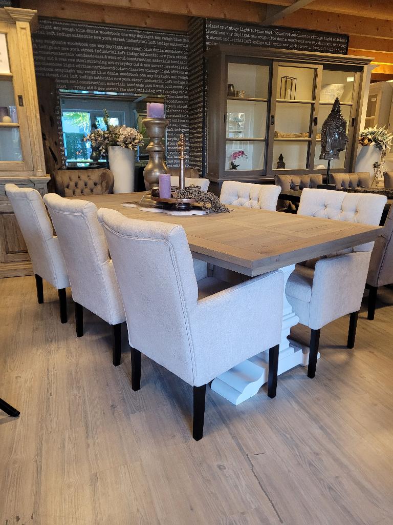 *ACTIE* Landelijke Eetkamerstoel Bianca Stel Zelf Samen (6), Huis en Inrichting, Stoelen, Nieuw, Vijf, Zes of meer stoelen, Stof