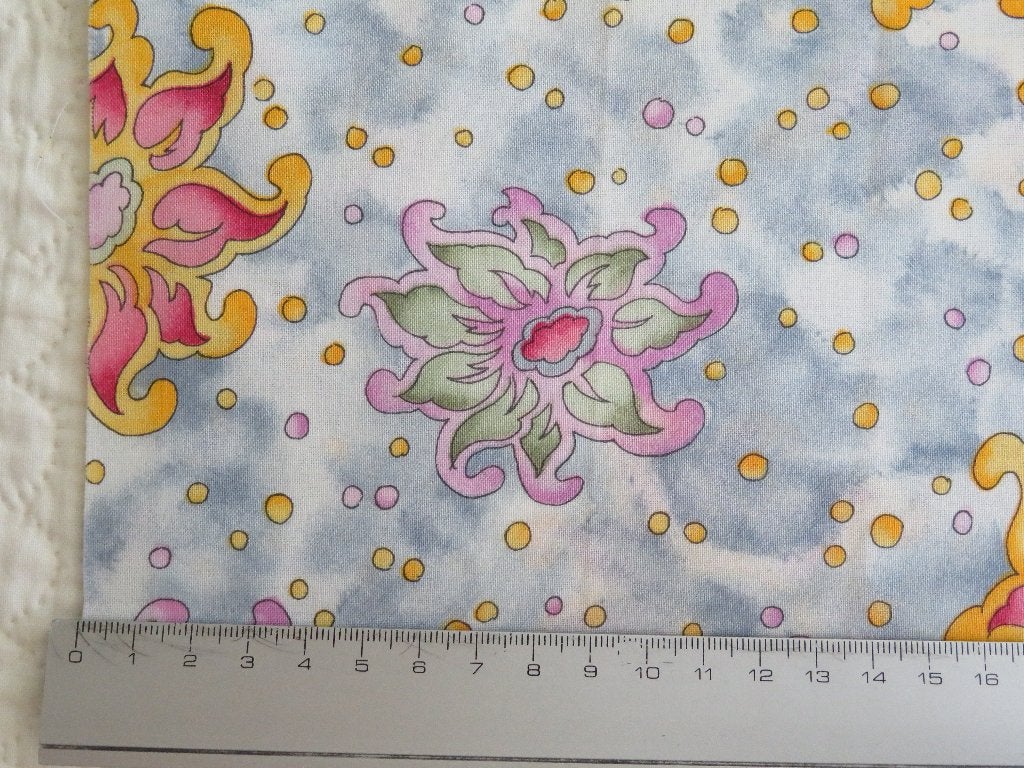 Vrolijke quiltstof, Overige kleuren, Ophalen of Verzenden, Zo goed als nieuw, 30 tot 120 cm