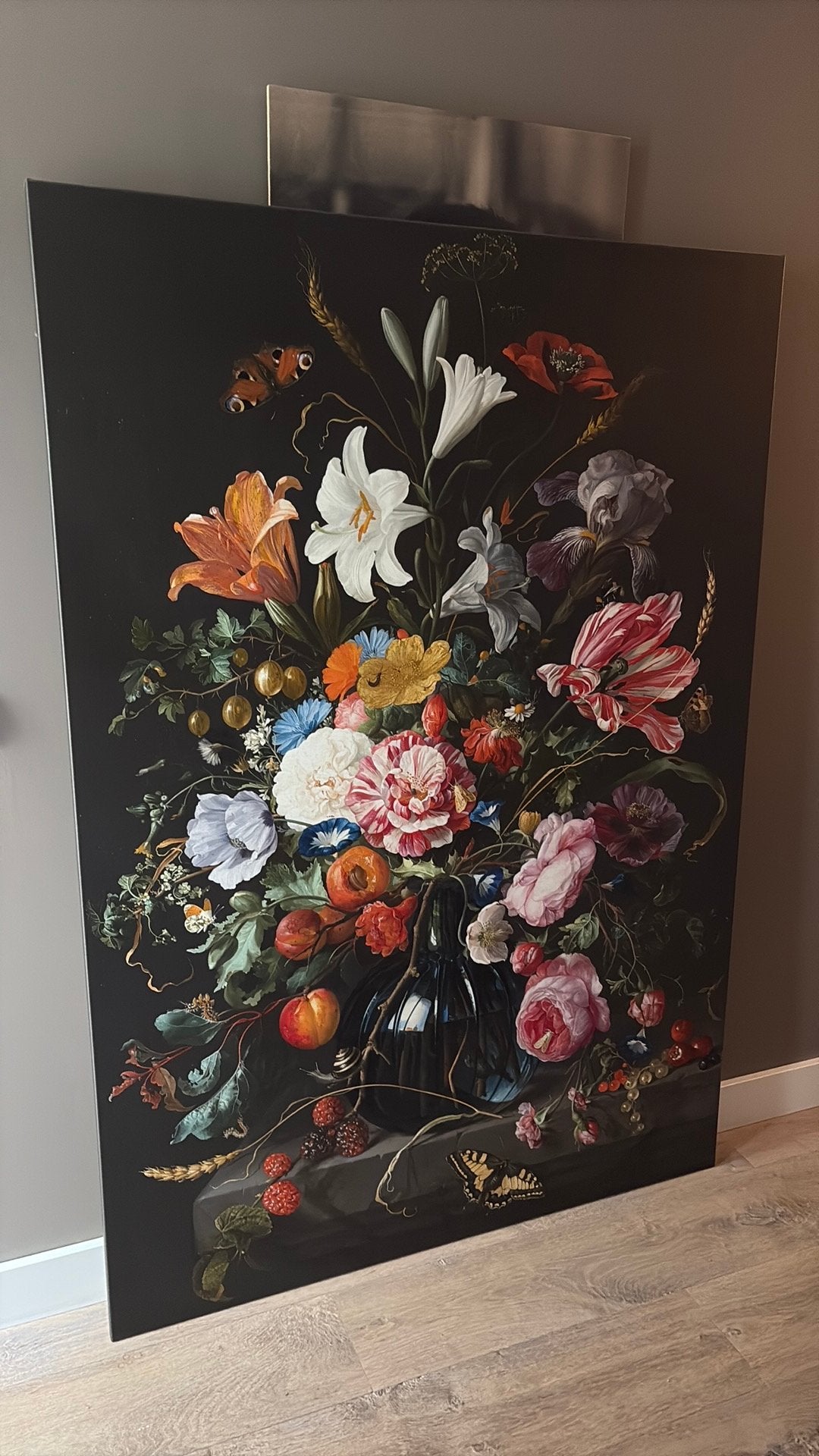 Schilderij oude meesters bloemen, Ophalen