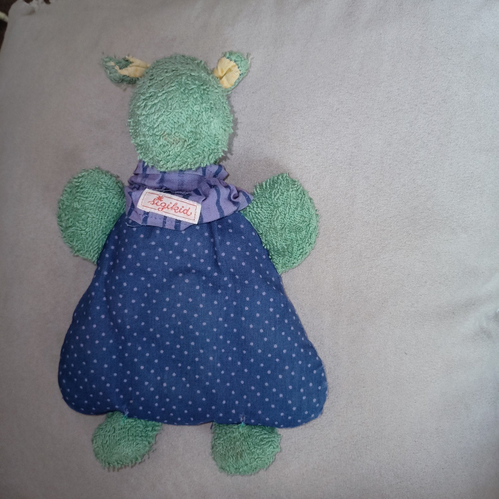 Vintage sigikid nijlpaard kroelknuffel, Overige typen, Ophalen of Verzenden, Middelgroot (20 tot 80 cm), Wasbaar