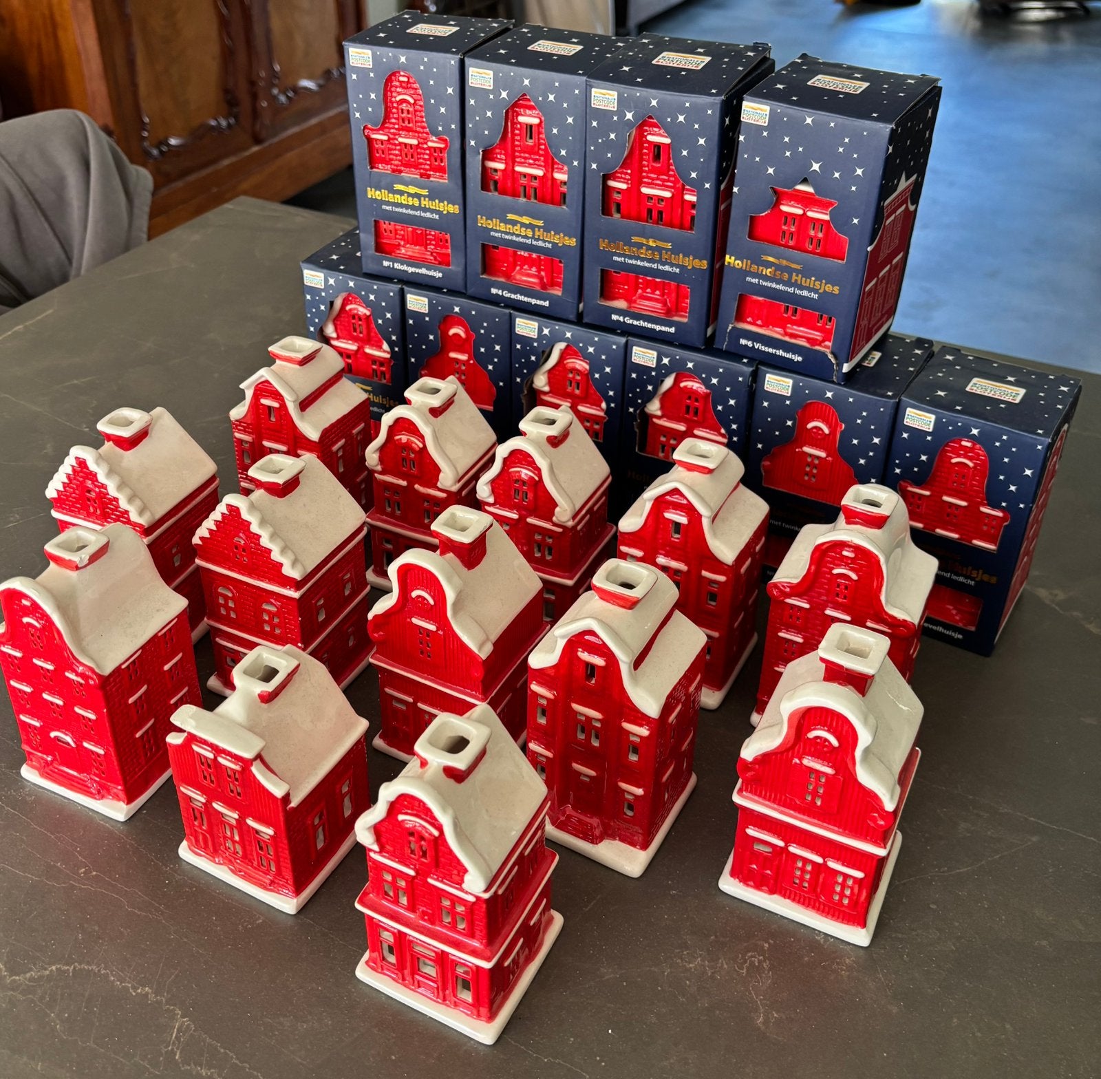 Postcodeloterij hollandse huisjes 23 stuks izgs, Diversen, Ophalen of Verzenden, Zo goed als nieuw
