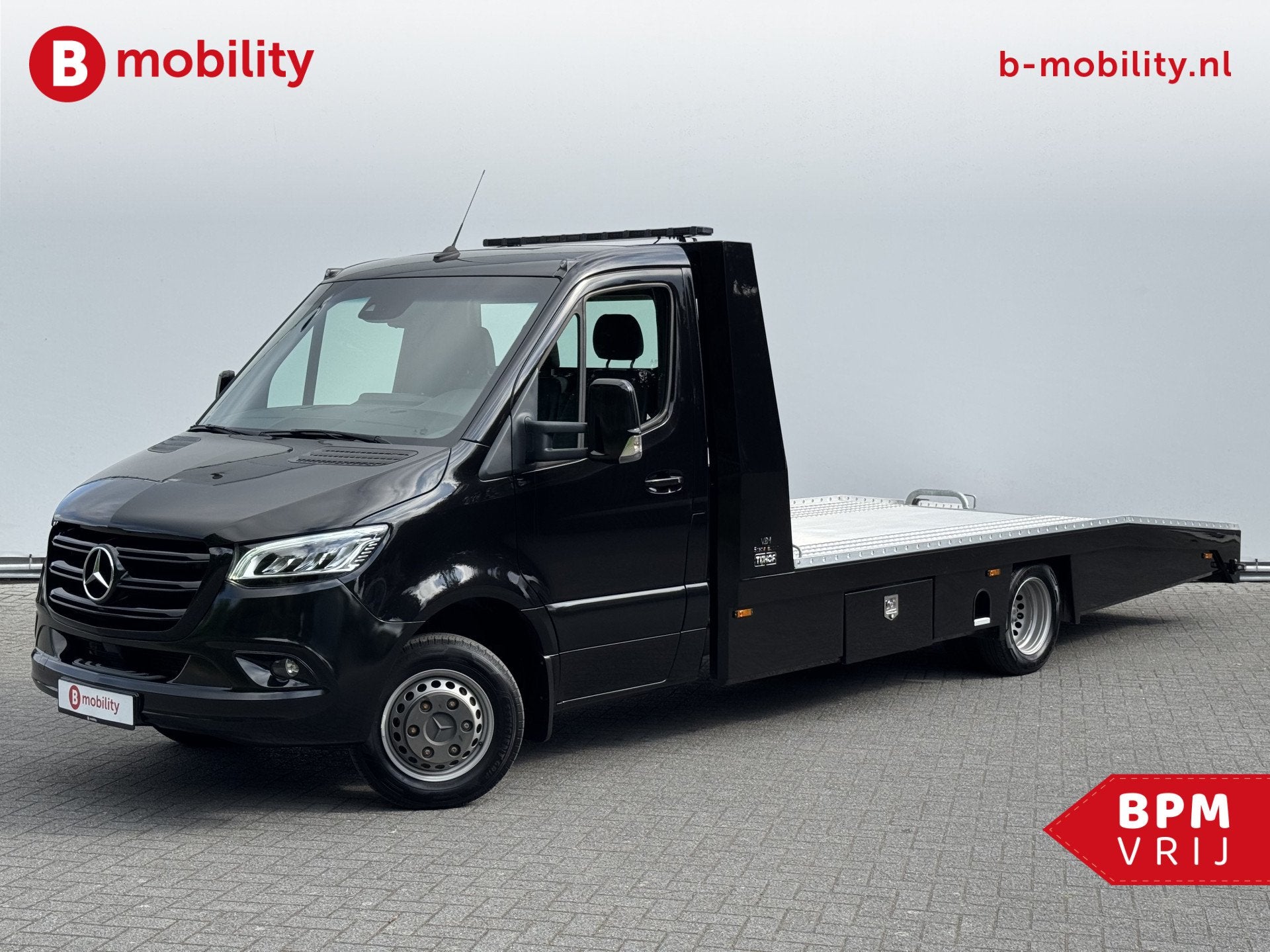 Mercedes-Benz Sprinter 519 CDI Tijhof AluLiner Luchtvering+T, Auto's, Automaat, Achterwielaandrijving, Gebruikt, Zwart
