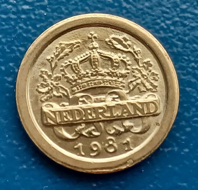 Wapenstuiver, Herdenkingsstuiver 5 cents - 1981, Verzenden, Overige materialen, Nederland