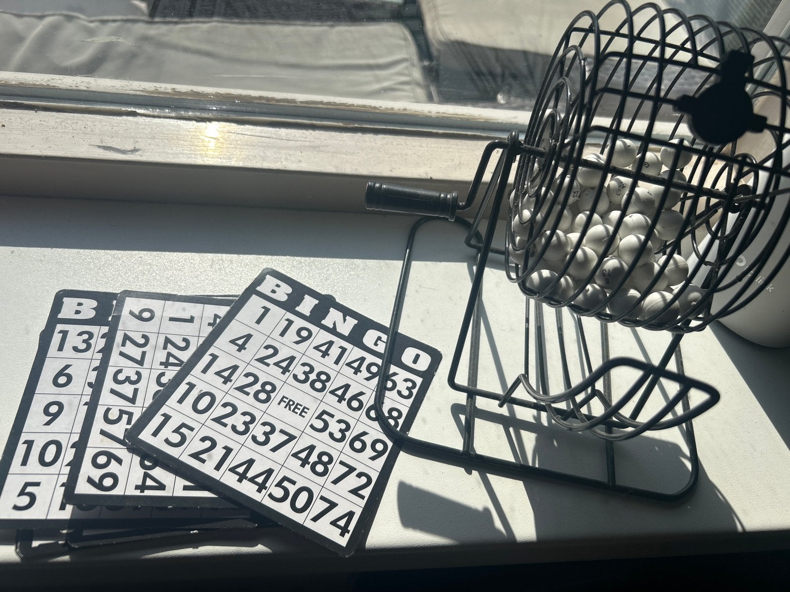 Bingo Set met Draaimolen en Kaarten, Hobby en Vrije tijd, Vijf spelers of meer, Ophalen of Verzenden, Gebruikt