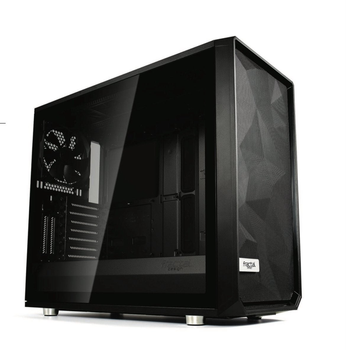 Fractal Design Meshify S2 + 3X Silent Fans + Nexus Hub, Computers en Software, Computerbehuizingen, Ophalen, Zo goed als nieuw