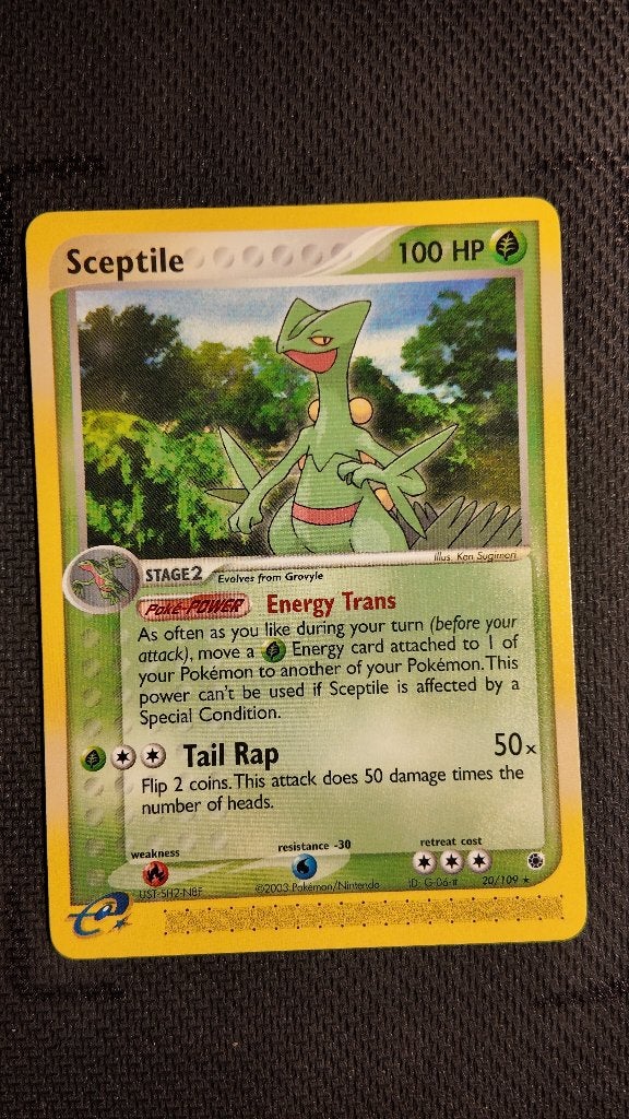 Sceptile 20 Ruby & Sapphire | Pokemon kaart, Ophalen, Zo goed als nieuw, Losse kaart