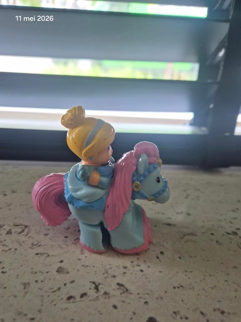 Fisher-Price Little People klipklop assepoester, Kinderen en Baby's, Speelgoed | Overig, Ophalen of Verzenden, Gebruikt