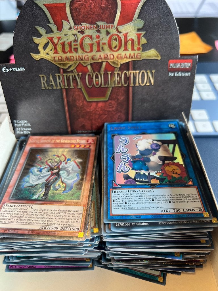 Te koop yu gi oh rarity collection kaarten, Hobby en Vrije tijd, Kaarten | Zelf maken, Ophalen of Verzenden, Nieuw, Overige thema's
