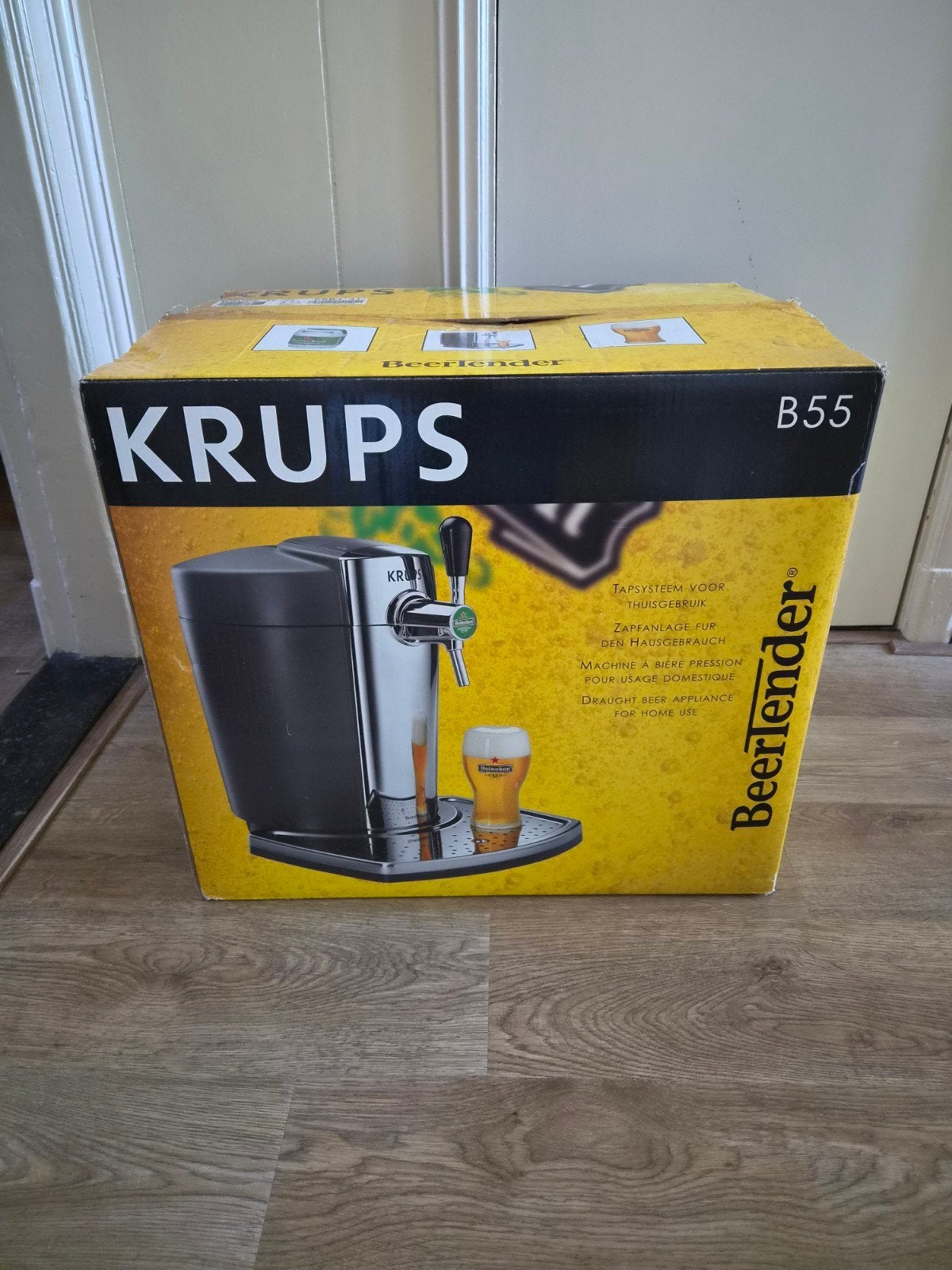Krups BeerTender B55 thuistap - Zo goed als nieuw, Ophalen, Zo goed als nieuw, Krups