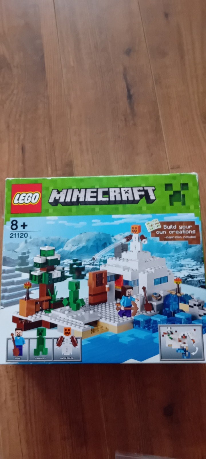 Lego Minecraft set 21120 de sneeuwschuilplaats, Kinderen en Baby's, Speelgoed | Duplo en Lego, Gebruikt, Minecraft, Lego, Ophalen of Verzenden