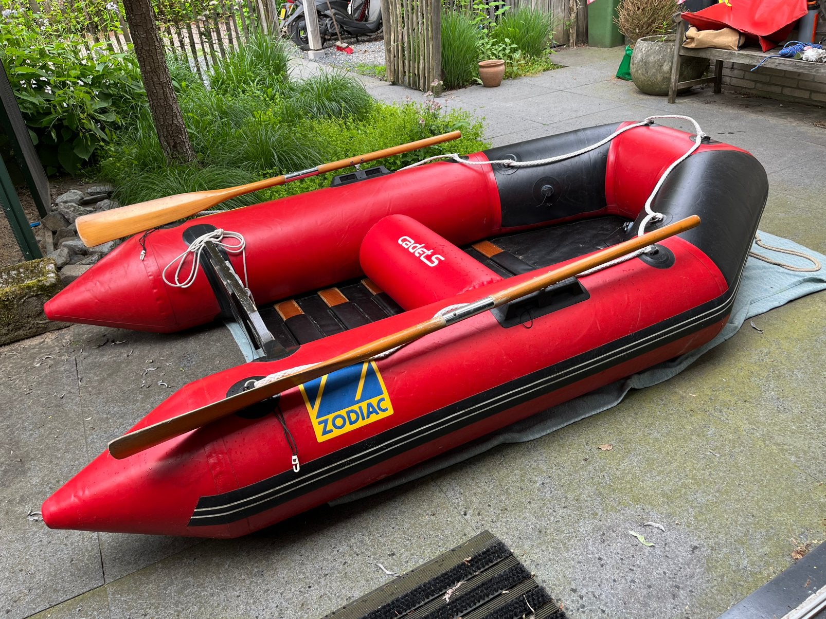 Zodiac Cadet met Yamaha Malta buitenboordmotor, Watersport en Boten, Gebruikt, Zodiac, Hout, Ophalen