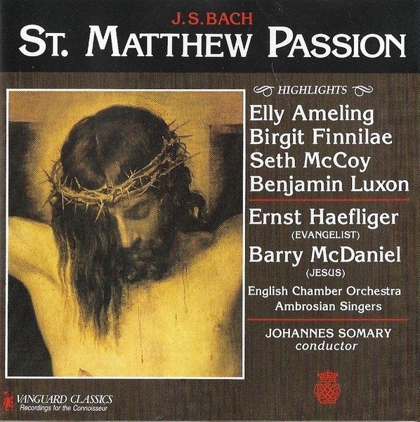 Bach St Matthew Passion CD, Cd's en Dvd's, Cd's | Klassiek, Gebruikt, Overige typen, Ophalen of Verzenden, Barok