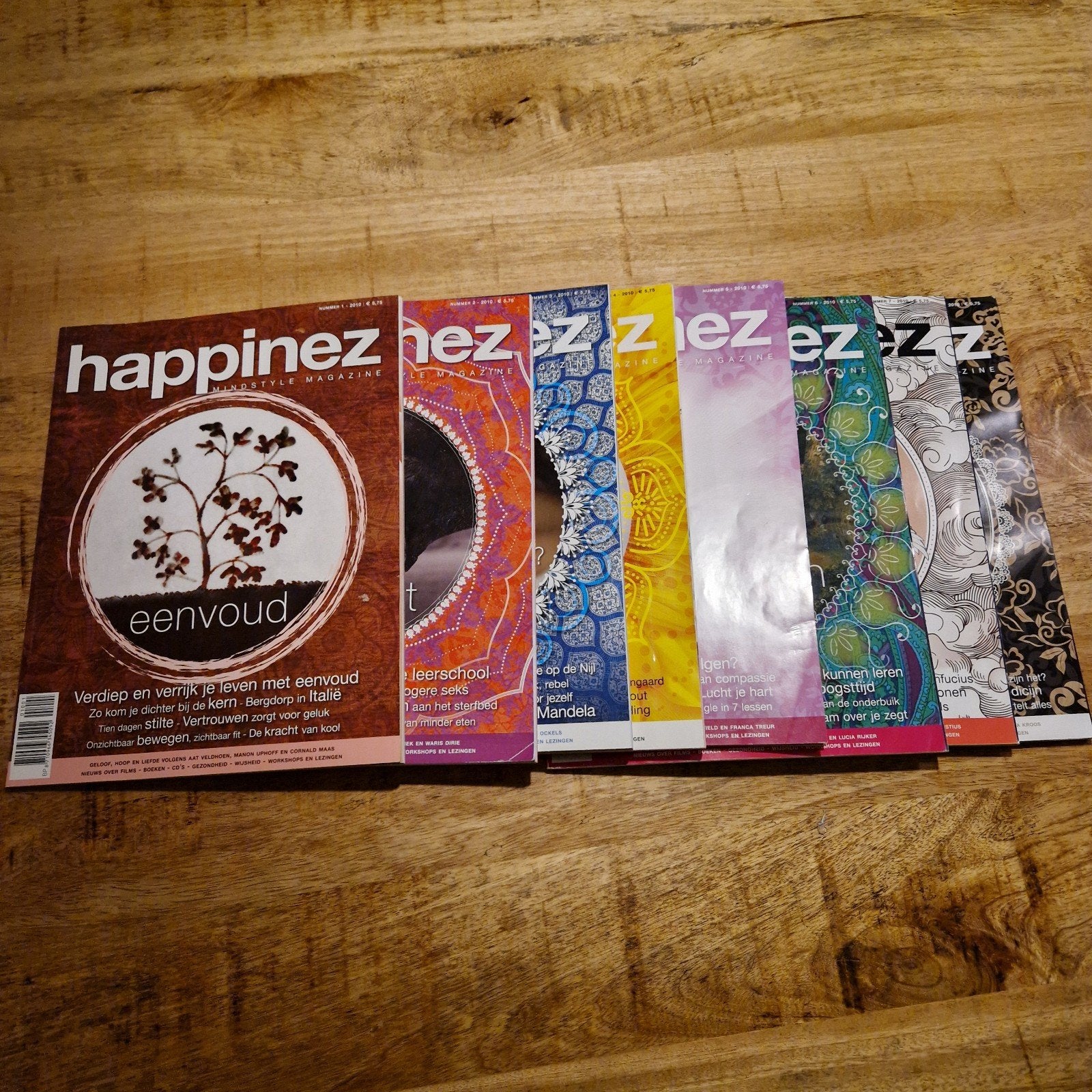 happinez complete jaargang 2010, Boeken, Verzenden, Gelezen, Lichaam en Geest