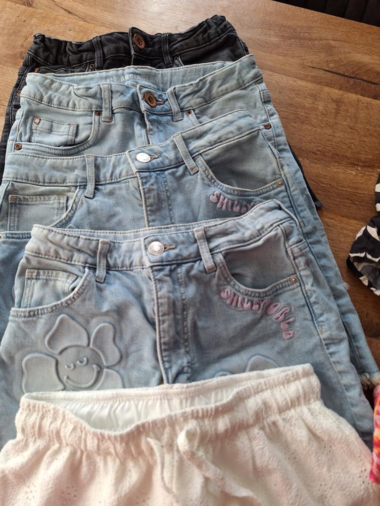 Zomerbroek setje meisjes, Ophalen of Verzenden, Zo goed als nieuw, Maat 164