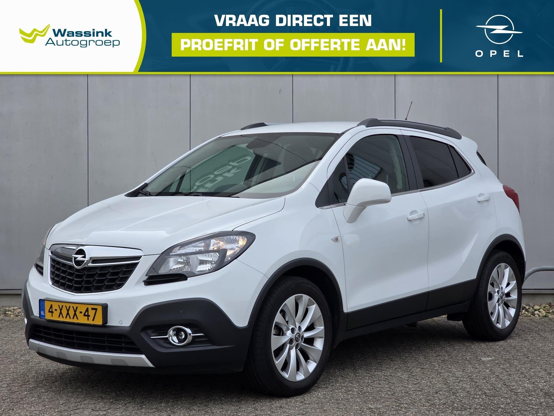 Opel Mokka 1.4 140PK Cosmo | Navigatie | Parkeercamera | Cli, Auto's, Voorwielaandrijving, Euro 5, Stof, Gebruikt