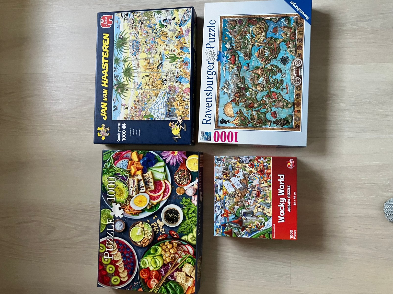 Puzzels, Ophalen, 500 t/m 1500 stukjes, Zo goed als nieuw