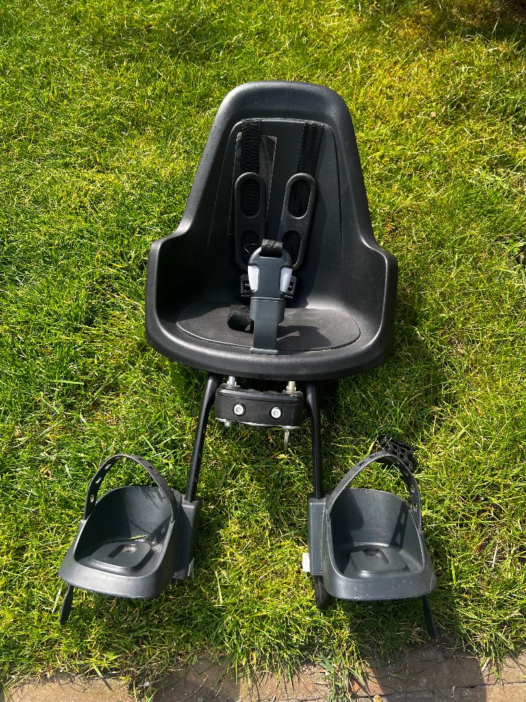 Bobike one mini fietsstoeltje (incl. windscherm), Fietsen en Brommers, Fietsaccessoires | Fietsstoeltjes, Ophalen, Voorzitje, Zo goed als nieuw