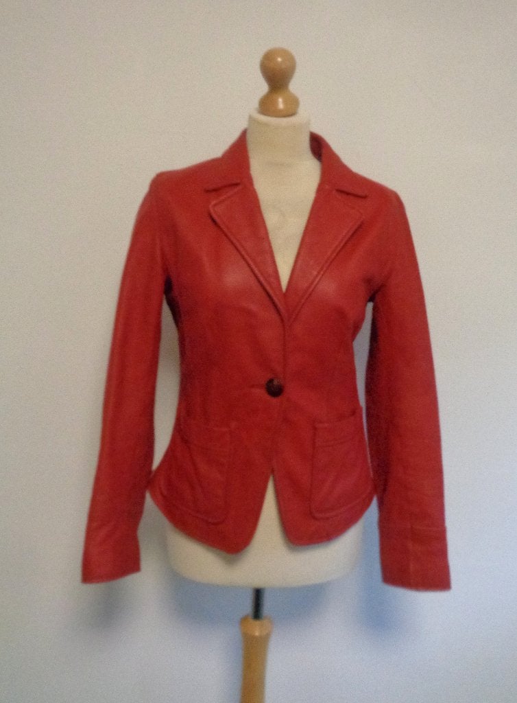 leren jasje van Arma, Kleding | Dames, Verzenden, Zo goed als nieuw, Jasje, Rood