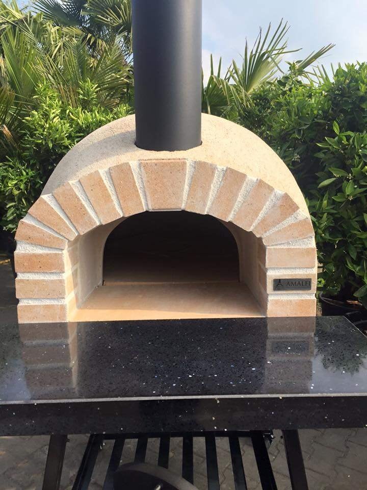 Compacte houtgestookte pizzaoven AMALFI model RUSTIC, Ophalen, Nieuw, Houtskool