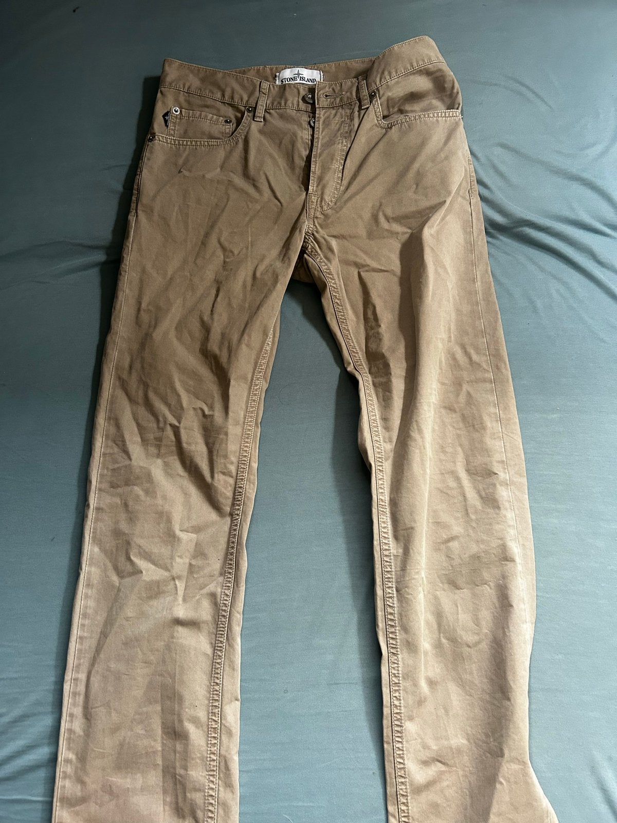 Stone Island broek - Beige - Maat 48/50 (M), Ophalen of Verzenden, Zo goed als nieuw, Maat 48/50 (M), Beige