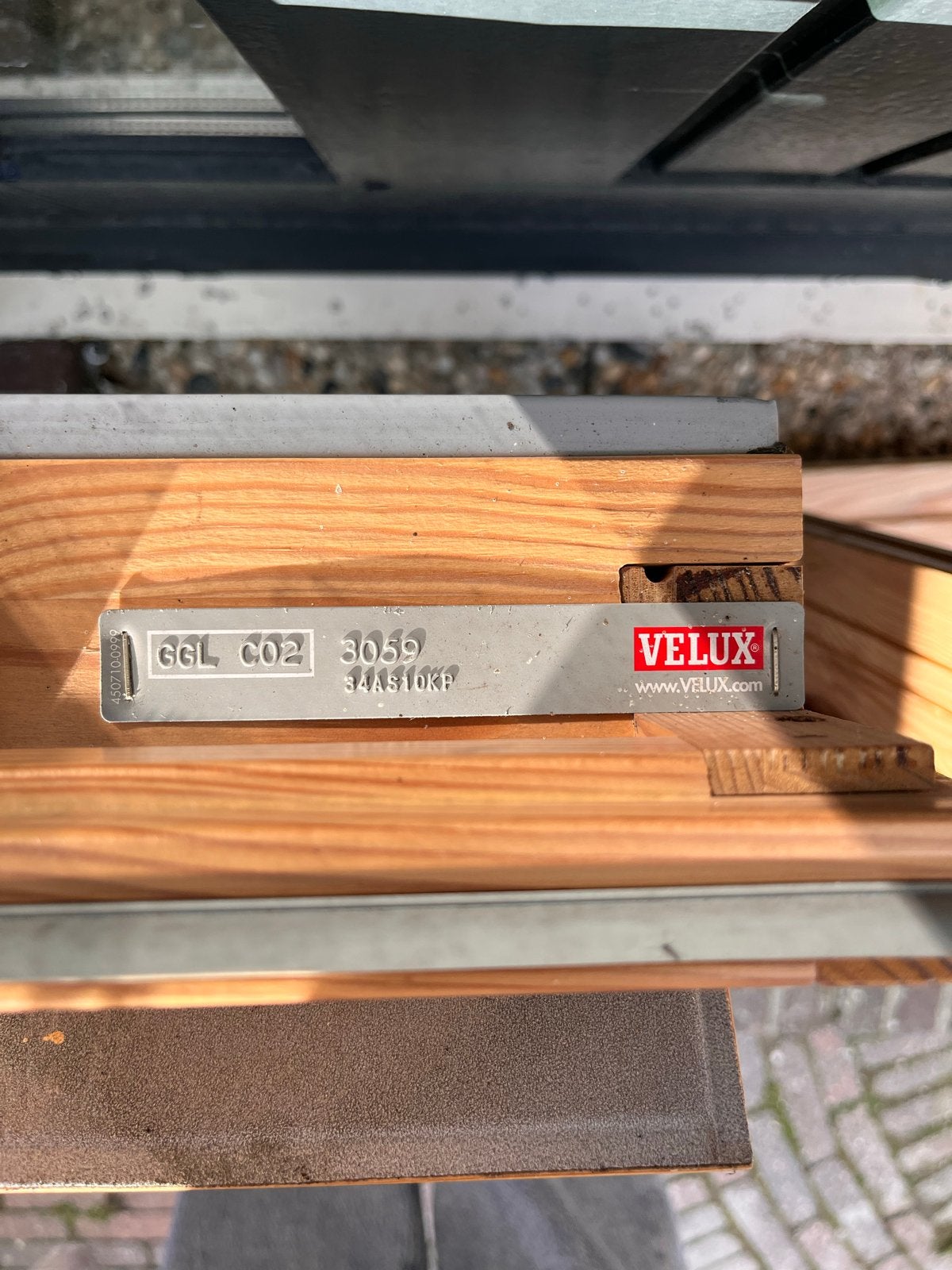 Velux dakraam, Doe-het-zelf en Verbouw, Kozijnen en Schuifpuien, Ophalen of Verzenden, Hout, Raamkozijn, 75 tot 150 cm