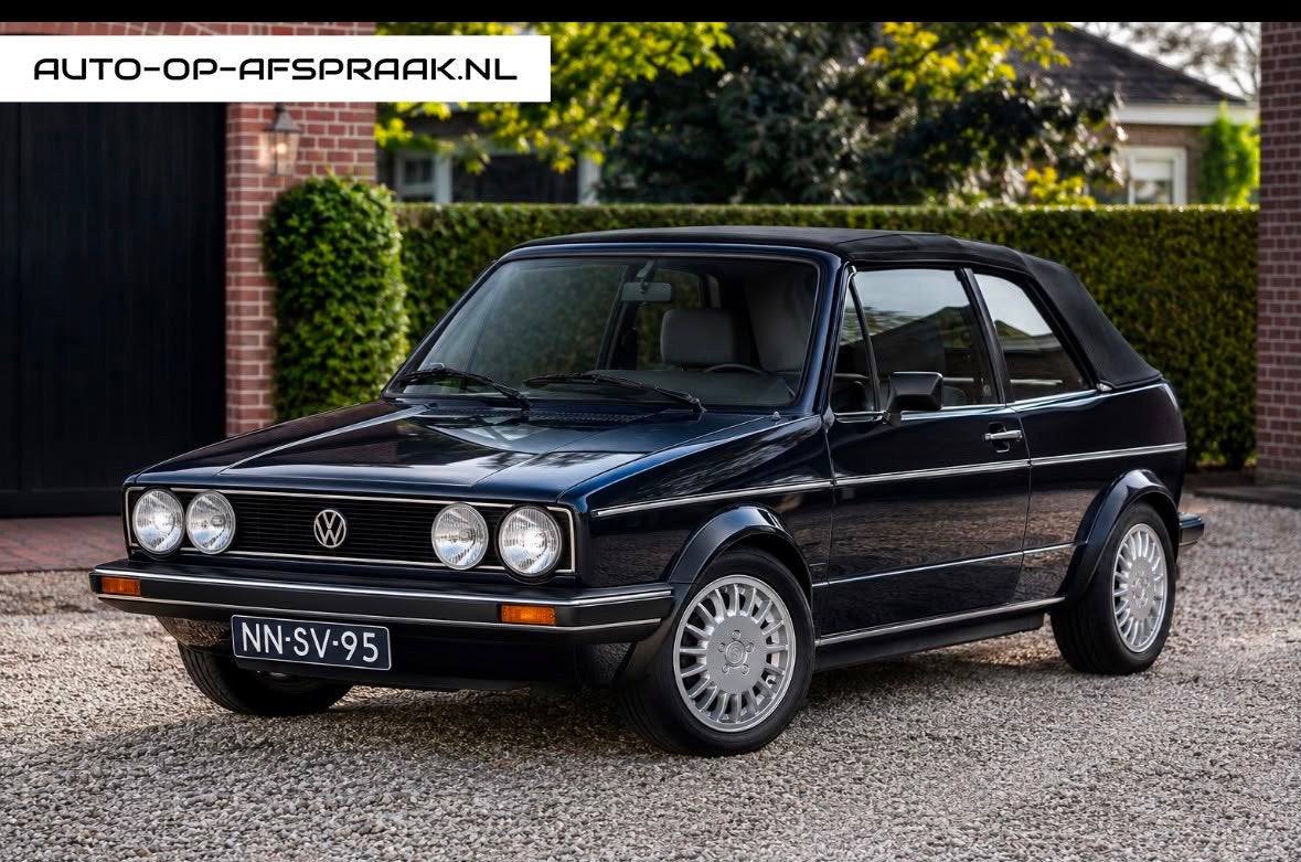 Volkswagen Golf Cabriolet 1.6 Stuurbekrachtiging APK 2028, Auto's, Volkswagen, Voorwielaandrijving, Stof, 4 cilinders, Beige