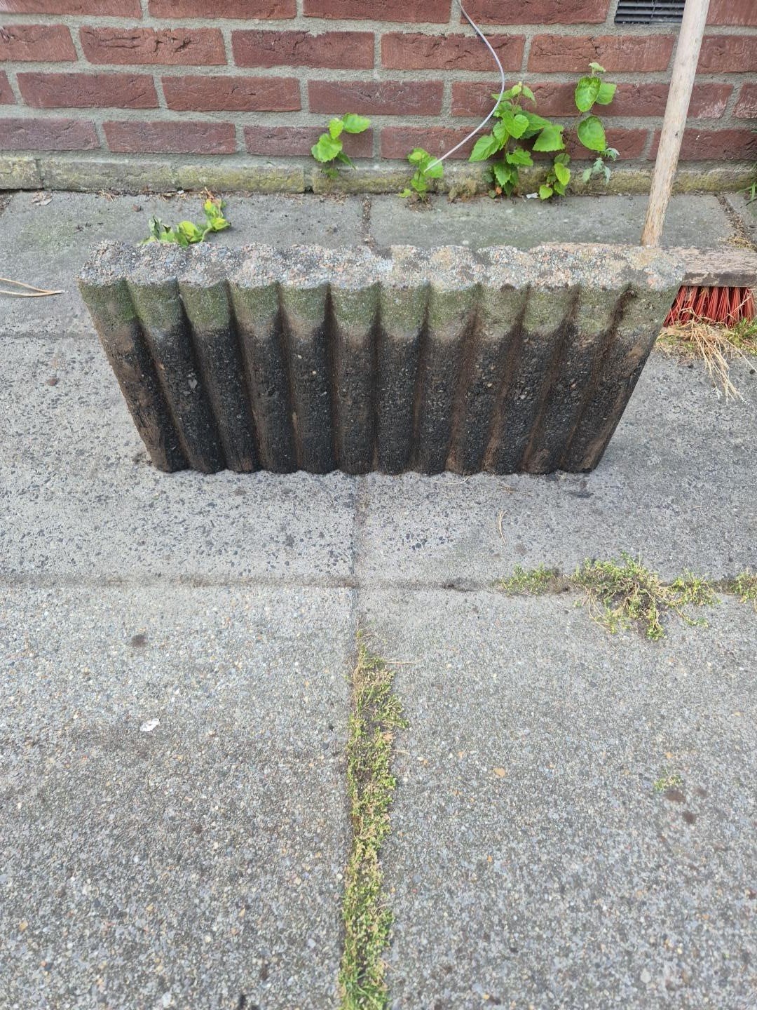Betonnen borderblokken / sierelementen, Tuin en Terras, Ophalen, Gebruikt, 25 tot 50 cm, Minder dan 25 cm