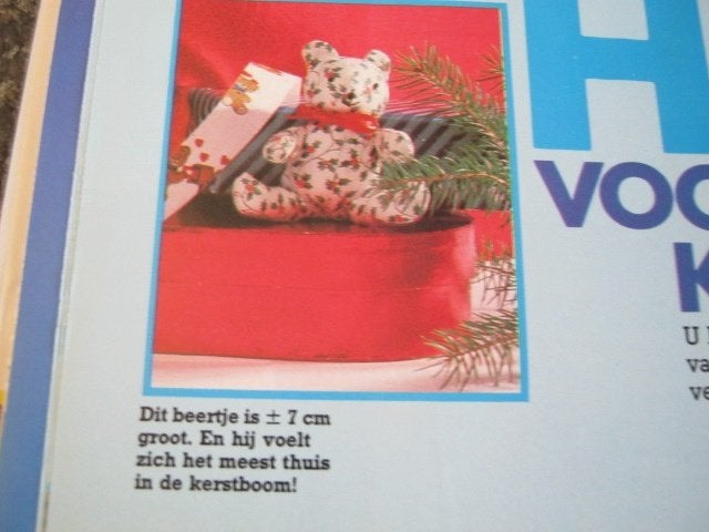 Naaipatroon   Kerst  Beertje - Beer   nr 1212 87, Verzenden, Nieuw, Vrouw, Overige merken